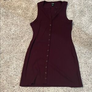 Wild Fable Burgundy Mini Dress